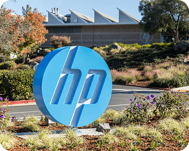 HP campus sign
