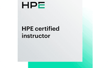 HPE certified instructor badge