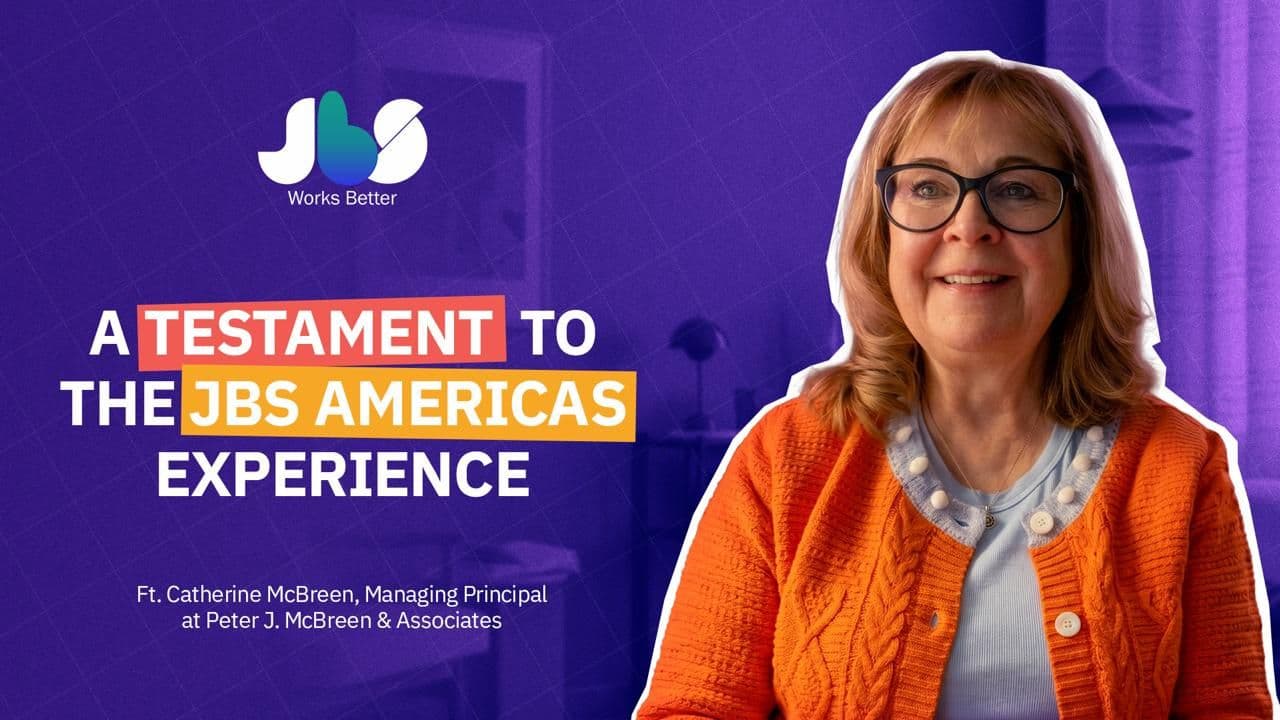 Catherine McBreen speaking about the JBS experience