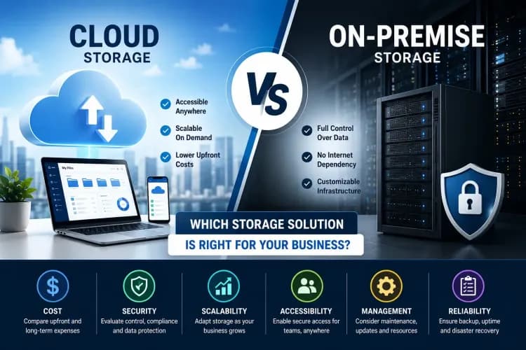 Cloud vs. On-Premise: Which Storage Solution Is Right for Your Business?