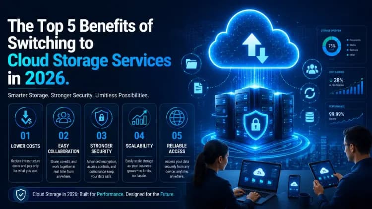 The Top 5 Benefits of Switching to Cloud Storage Services in 2026